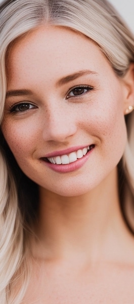 Patient smile improved with tooth-colored fillings – conservative cosmetic treatment near you